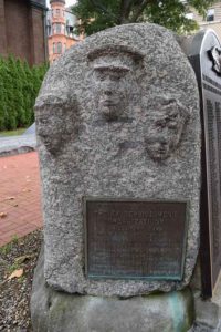 Photo of Bridgeport WWI Monument in downtown Bridgeport, Conn. Photo by Sherly Montes.